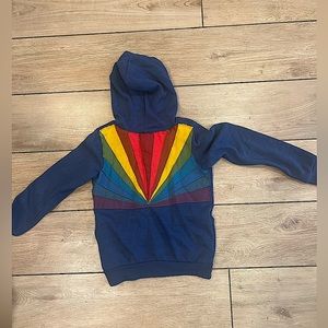 Kids aviator nation sunburst zip up hoodie